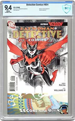 Buy Detective Comics #854A Williams CBCS 9.4 2009 23-0B9E274-004 • 75.15£