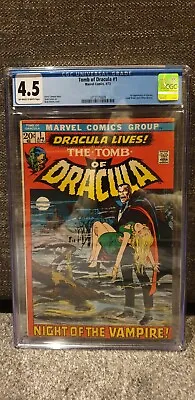 Buy Tomb Of Dracula #1 CGC 4.5 (1972) 1st Appearance Dracula & Frank Drake Marvel • 320£