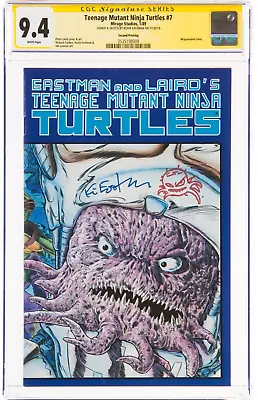 Buy Teenage Mutant Ninja Turtles #7 2nd Print - Sign Series: Kevin Eastman CGC 9.4 • 299.99£