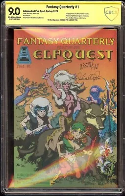 Buy Fantasy Quarterly # 1 CBCS 9.0 OWW (Independent, 1978) 1st Elfquest, 2 Sigs • 470.23£