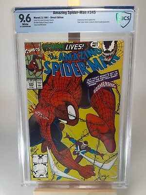 Buy Amazing Spider-Man #345 1st Full Appearance Cletus Kasady CBCS 9.6 • 37.24£