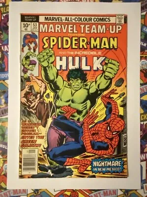 Buy Marvel Team-up #53 - Jan 1977 - Incredible Hulk Appearance! - Fn+ (6.5) Pence! • 9.74£