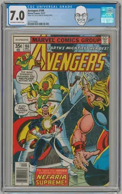 Buy George Perez Pedigree Collection Copy CGC 7.0 ~ Avengers #166 Thor Vision • 80.34£