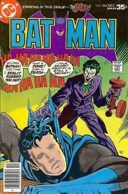 Buy DC Comics Batman Vol 1 #294 1977 5.0 VG/FN 🔑 • 18.46£