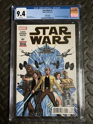 Buy Star Wars #1  Rare 6th Print Error Cover Variant CGC 9.4 4114448008 • 45£