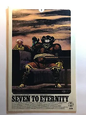 Buy Seven To Eternity #7 Nm Cover B Variant - Image Comics  2017 • 1.57£