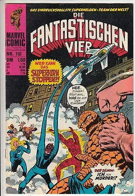 Buy FANTASTIC FOUR #110 (1-2) NICE CONDITION Williams 1974 Fantastic Four • 6.34£