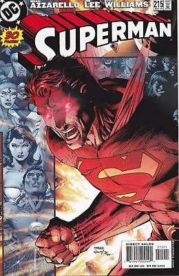 Buy Superman #215 / Jim Lee / Brian Azzarello / Dc Comics 2005 • 10.07£