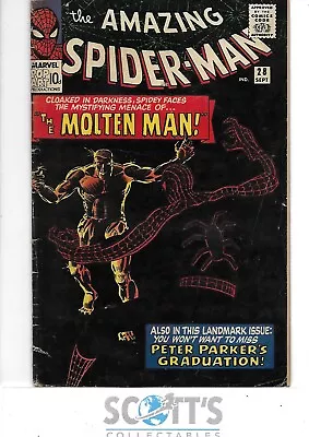 Buy Amazing Spider-man   #28   G/vg   1st Molten Man • 180£