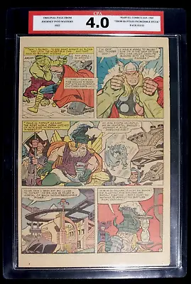 Buy Journey Into Mystery #112 CPA 4.0 SINGLE PAGE #11/12  Hulk Vs Thor • 47.29£
