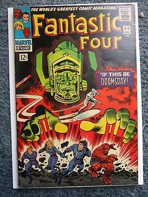 Buy 1966 Fantastic Four Key Issue #49 Comic Book-1st Full Galactus • 558.43£