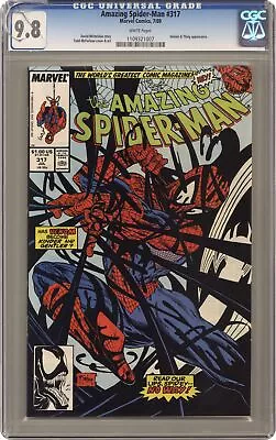 Buy Amazing Spider-Man #317 CGC 9.8 1989 1109321007 • 164.12£