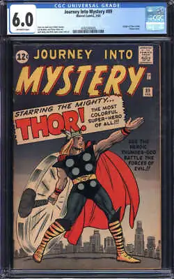 Buy Journey Into Mystery #89 Cgc 6.0 Ow Pages // Classic Cover Marvel 1963 • 869.67£