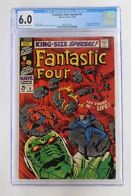 Buy Fantastic Four Annual #6 - Marvel 1968 CGC 6.0 Birth Of Franklin Richards • 143.11£