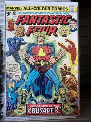 Buy Fantastic Four #164 KEY 1st App Frankie Ray - Nova (Marvel 1975) FN Bronze Age • 74.99£