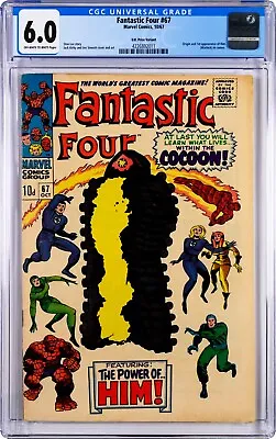 Buy Fantastic Four #67 1967 CGC 6.0 OW/W UKPV 1st App HIM/Warlock 4226802011 • 230£