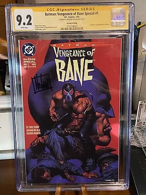 Buy CGC 9.2 BATMAN VENGEANCE OF BANE #1 Origin  2nd Print Graham Nolan Signed • 237.91£