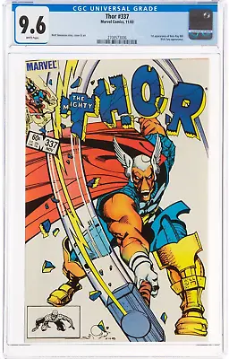 Buy Thor #337 (Marvel, 1983) CGC NM+ 9.6 White Pages. This First Appearance Of Beta  • 435£