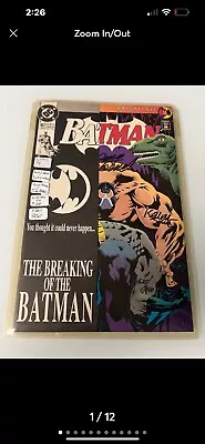 Buy Batman Knight Fall The Breaking Of The Batman #497 Signed • 299.82£
