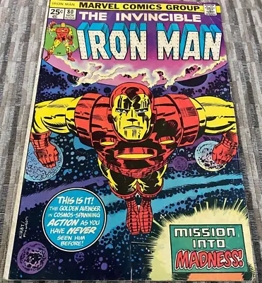 Buy The Invincible Iron Man #80 (1975)- Marvel Jack Kirby - Ungraded-Good Condition • 5.54£
