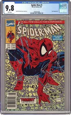 Buy Spider-Man 1BU McFarlane Newsstand Unbagged Variant CGC 9.8 1990 3849222006 • 115.57£