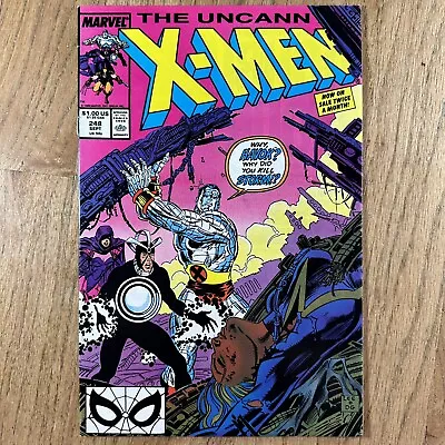 Buy Uncanny X-Men #248 First Jim Lee X-men Comic Marvel 1989 VF🔥🔑 • 11.95£