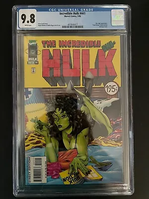 Buy Incredible Hulk Vol.1 #441 1996 Pulp Fiction Homage CGC 9.8 Marvel Comic GR1-163 • 157.94£
