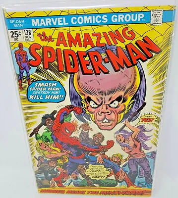 Buy Amazing Spider-man #138 Mindworm 1st Appearance & Origin *1974* 8.0 • 25.32£