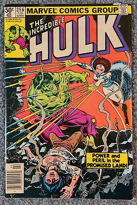 Buy Incredible Hulk #256 Marvel 1981 1st Full App. Of Sabra Newsstand - VF+ • 39.52£