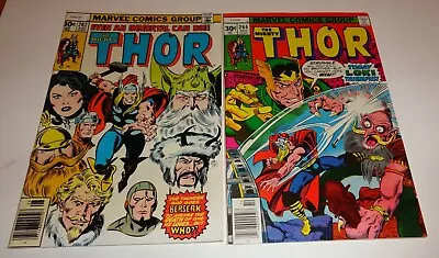 Buy Thor #262,264 Walt Simonson 9.2 White Pages 1977 • 15.67£