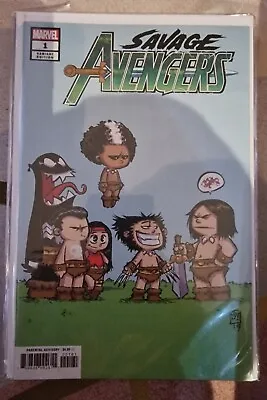 Buy Savage Avengers #1 (Skottie Young Variant Cover) First Print • 14£