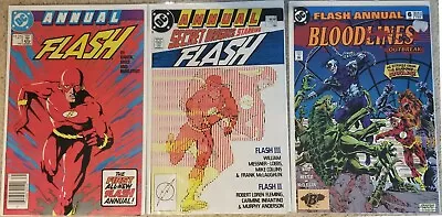 Buy 15/fifteen FLASH Comics Some Bagged & Boarded VG/NM  1985,87,88,92,93,96,97,2001 • 7.15£