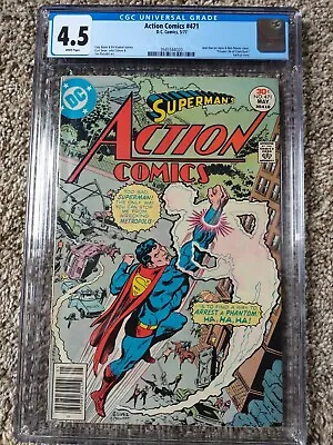 Buy Action Comics #471 (1977) - CGC 4.5 - SUPERMAN **1st Appearance Of Faora** • 35.62£