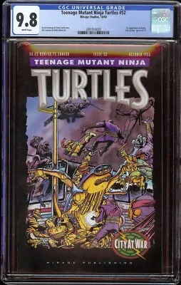 Buy Teenage Mutant Ninja Turtles # 52 CGC 9.8 White (Mirage, 1992) 1st Appear Karai • 390.27£