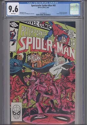 Buy Spectacular Spider-Man #69 CGC 9.6  Marvel Comic : Cloak & Dagger App! NEW Frame • 60.02£