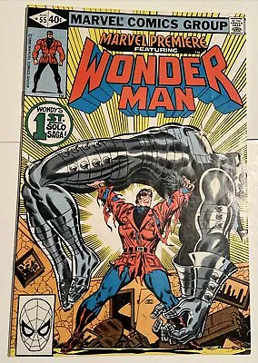 Buy Marvel Premiere #55 Wonder Man (1980 Marvel) Key 1st Solo App Of Wonder Man  • 23.27£