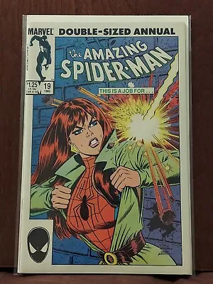 Buy Amazing Spiderman Annual 19 Vf+ Condition 1985 • 11.68£