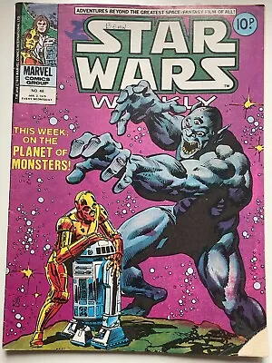 Buy Star Wars Weekly, No.48 Vintage Marvel Comics UK • 2.95£