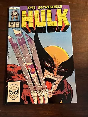 Buy Incredible Hulk 340 Vs Wolverine Todd McFarlane Peter David Marvel Comics 1988 • 159.84£
