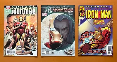 Buy Iron Man Annuals X 3 (Marvel 2000, 2005 & 2010) 3 X VF+ Comics • 14.95£