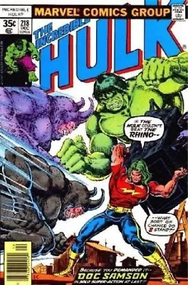 Buy Incredible Hulk (Vol 2) # 218 (FN+) (Fne Plus+) Marvel Comics ORIG US • 9.49£