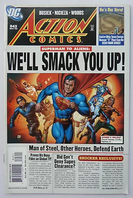 Buy Action Comics #843 - Superman - 1st Printing DC Comics November 2006 VF 8.0 • 4.45£