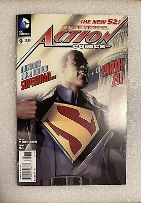 Buy Action Comics #9 New 52 NM 2nd Calvin Ellis (Superman) DC Comic 2012 • 15.02£