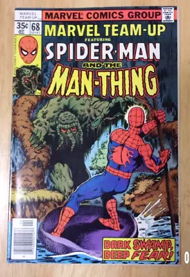 Buy Marvel Team-up #68 Sharp Vf+ 1978 Key 1st D'sparye Man-thing  J Byrne • 35.62£