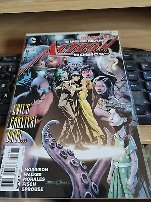 Buy DC Superman Action Comics #15 The New 52 Direct Edition Bagged Boarded • 2£
