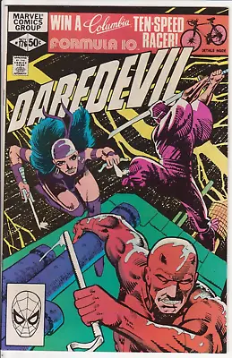 Buy Daredevil #176, Marvel Comics 1981 VF+ 8.5 Frank Miller.  1st Stick • 31.98£