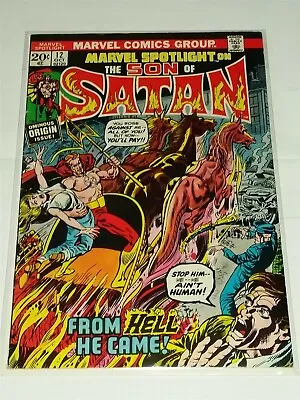 Buy Marvel Spotlight #12 Vg (4.0) October 1973 Marvel Comics Son Of Satan Origin ** • 39.99£