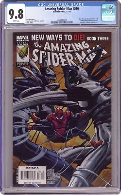 Buy Amazing Spider-Man #570A Romita Jr. 1st Printing CGC 9.8 2008 4360387004 • 176.69£