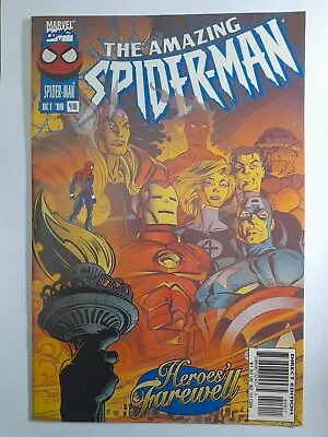 Buy 1996 Amazing Spiderman 418 NM.Norman Osbourne Returns Green Goblin. • 25.70£