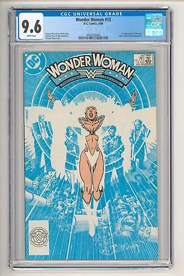 Buy Wonder Woman #15 George Perez Cover CGC 9.6 • 55.34£